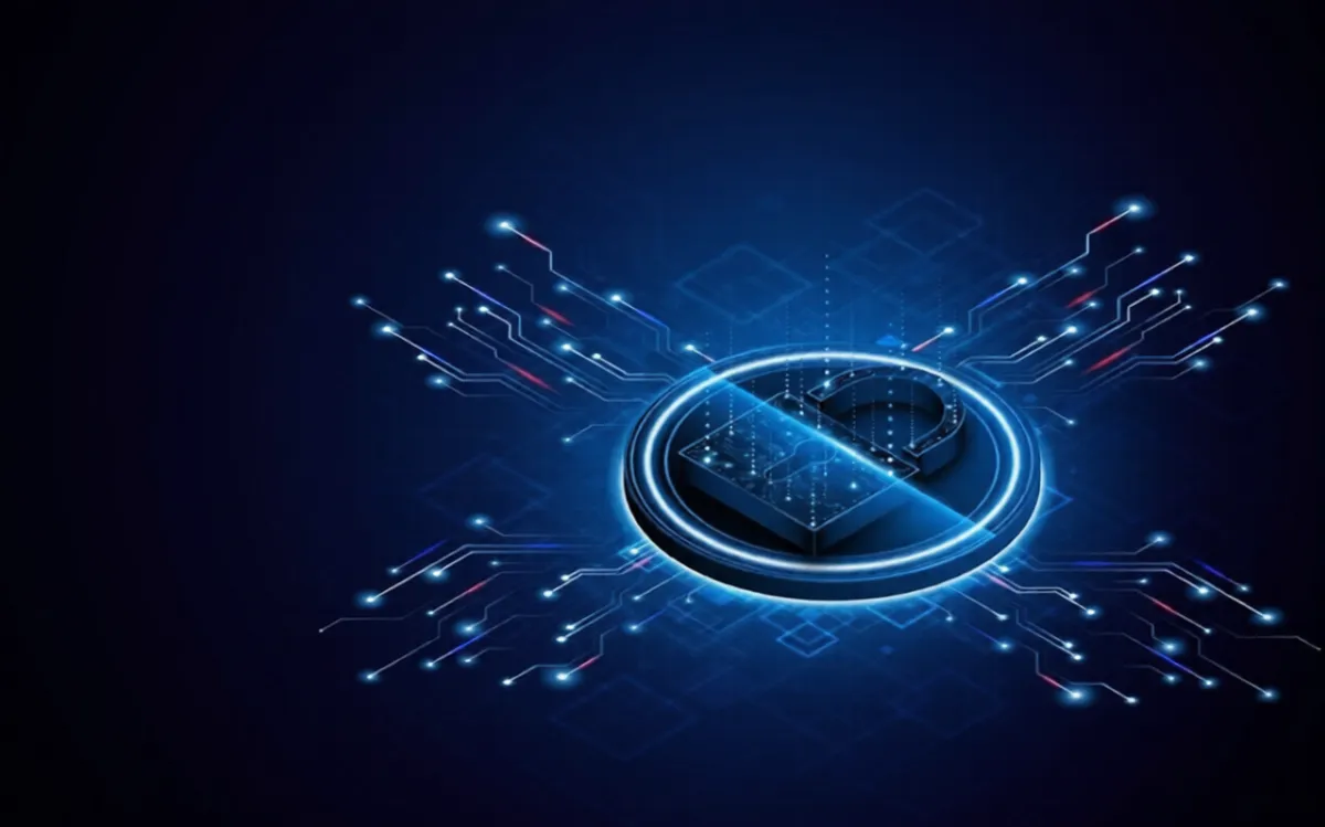 Schematische Darstellung von Mediengeräten und Browser-Datensignalen